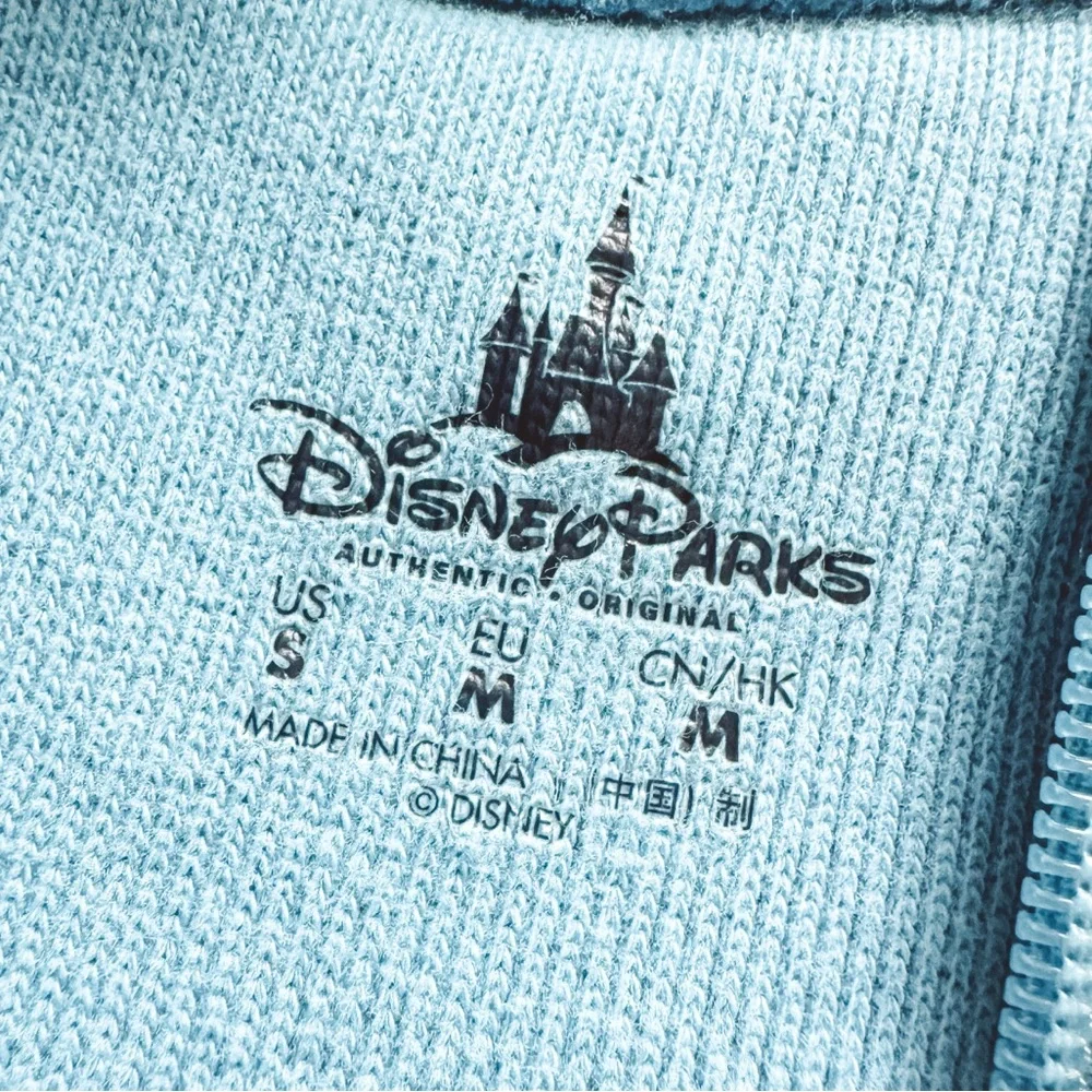 Disney Parks Walt Disney World Embroidered Mickey‎ Mouse Pullover Blue Small